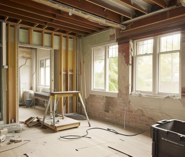 ai-generated-home-renovation-interior-construction-and-remodeling-project-photo ai-generated-home-renovation-interior-construction-and-remodeling-project-photo